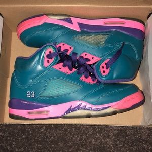 Jordan Retro 5s TEAL PINKS